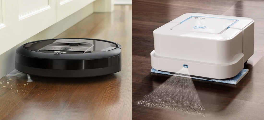 Роботы iRobot серий Roomba и Braava